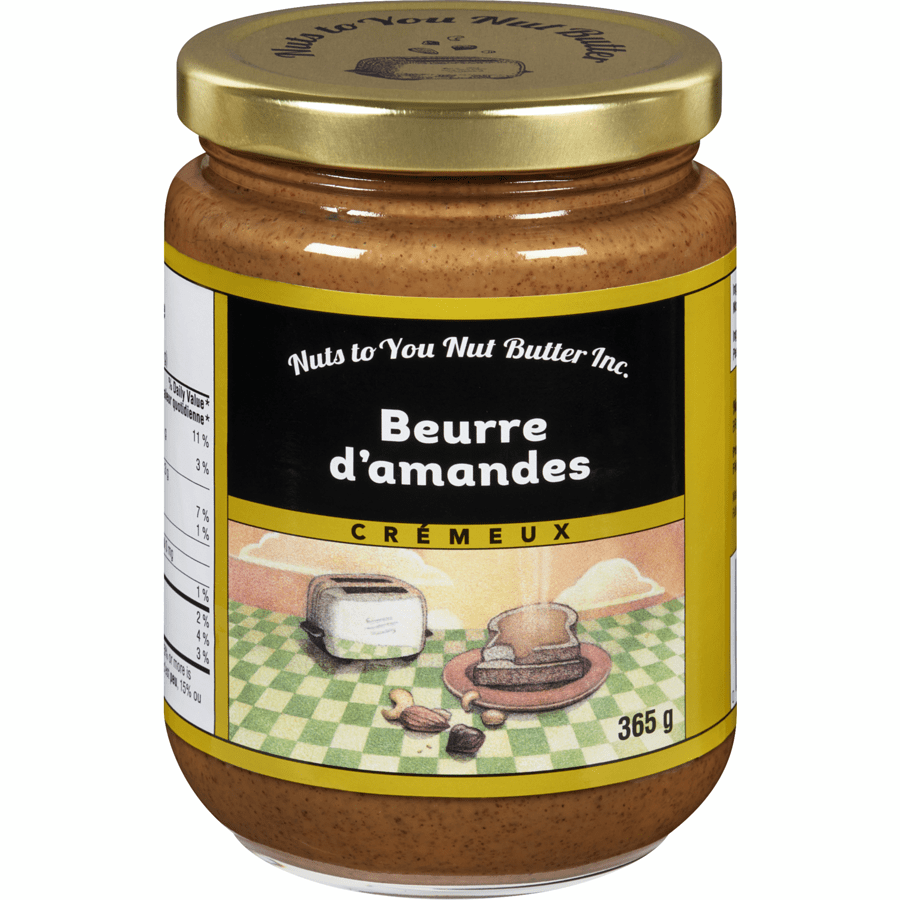 NUT'S TO YOU BUTTER Épicerie Beurre d'amandes 365g