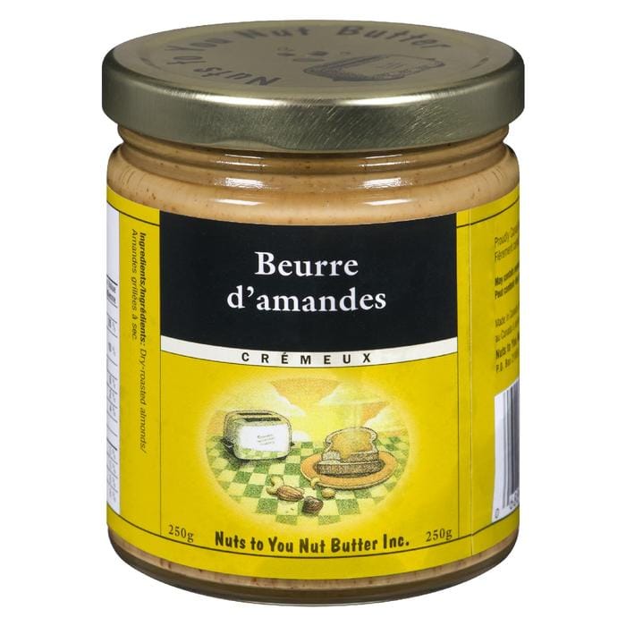 NUT'S TO YOU BUTTER Épicerie Beurre d'amandes crémeux 250g