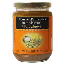 NUT'S TO YOU BUTTER Épicerie Beurre d'amandes et noisettes biologiques 365g