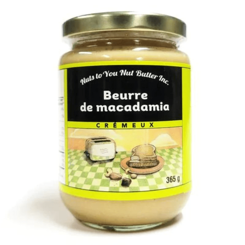 NUT'S TO YOU BUTTER Épicerie Beurre de macadamia crémeux 365g