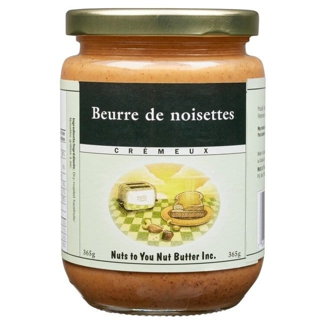 NUT'S TO YOU BUTTER Épicerie Beurre de noisette crémeux 365g