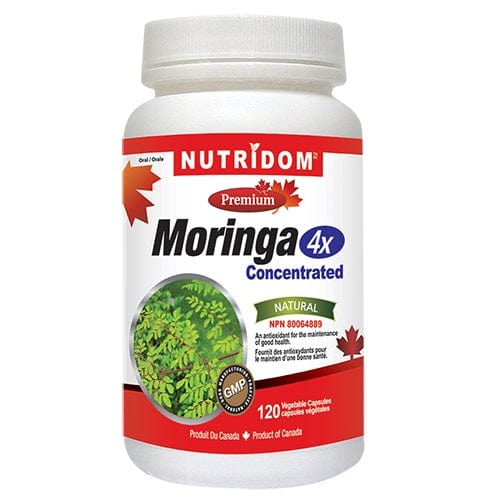 NUTRIDOM Suppléments Moringa très concentré 4:1 500mg 120vcaps