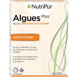 NUTRIPUR Suppléments Algues plus 60caps