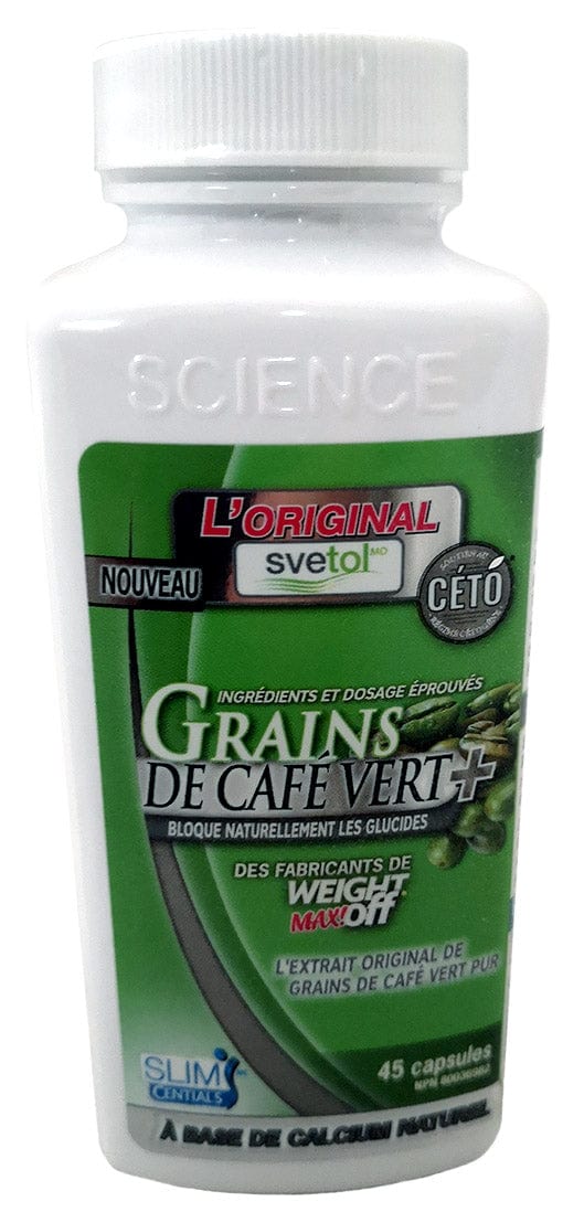 NUTRIPUR Suppléments Grain de café vert 200mg 45caps