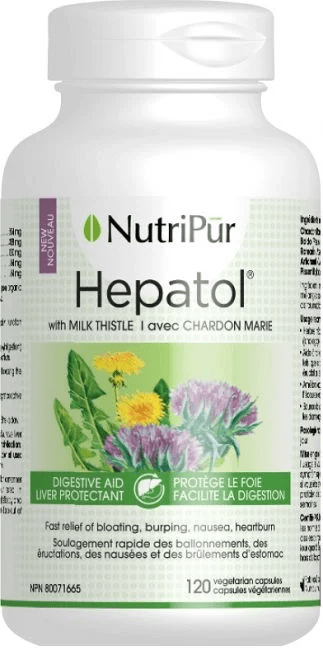 NUTRIPUR Suppléments Hépatol 120vcaps