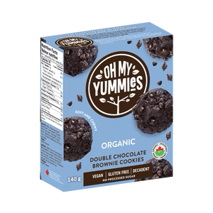 OH MY YUMMIES Épicerie Biscuits double chocolat bio 140g