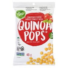 OJAS VEGAN Épicerie Quinoa pops aux tomates et basilic 45g
DATE DE PÉREMPTION : 9 DÉCEMBRE 2025