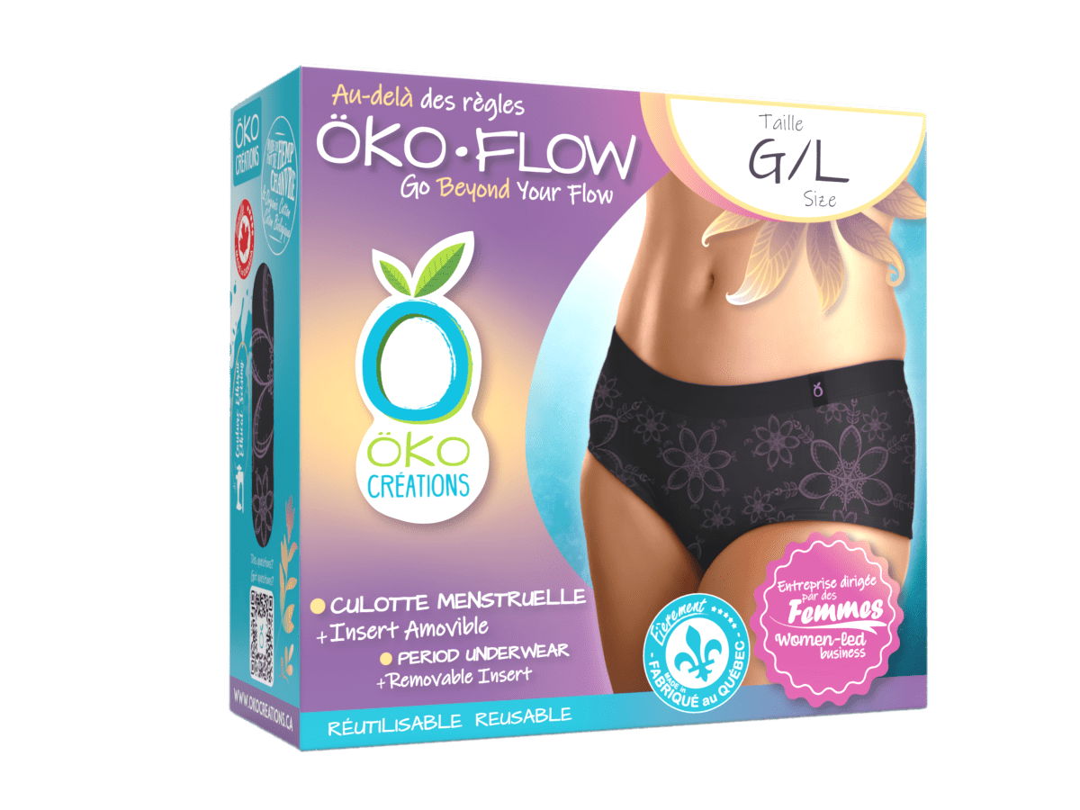 ÖKO CRÉATIONS Soins & Beauté Culotte menstruelle (large) un