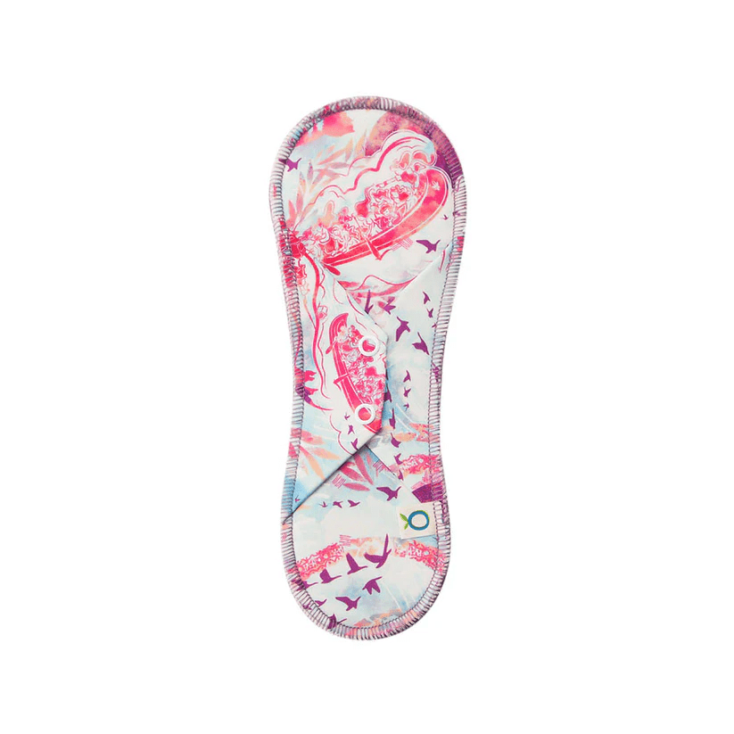 ÖKO CRÉATIONS Soins & Beauté Serviette régulière réutilisable (motif chasse galerie) 1un