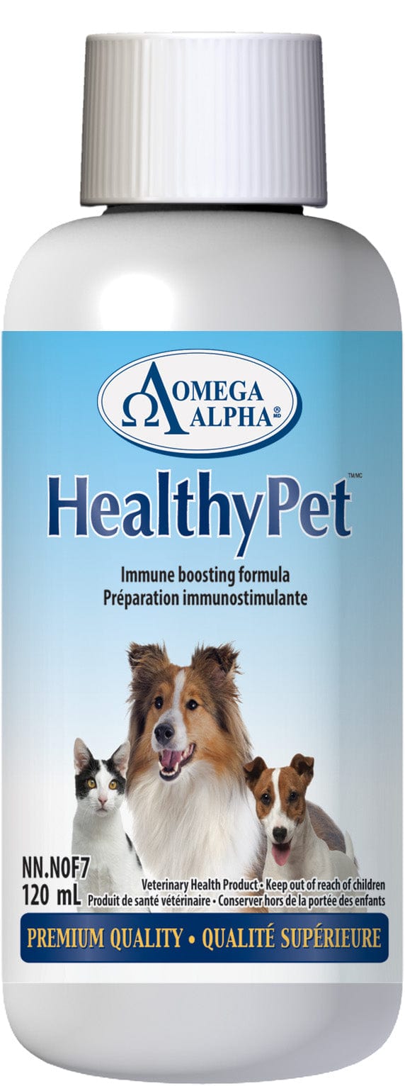 OMÉGA ALPHA ANIMAUX Suppléments Healthypet (système immunitaire) 120ml