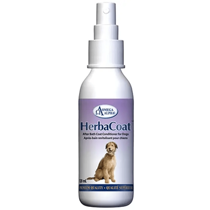 OMÉGA ALPHA ANIMAUX Suppléments Herbacoat (après-bain revitalisant) 120ml