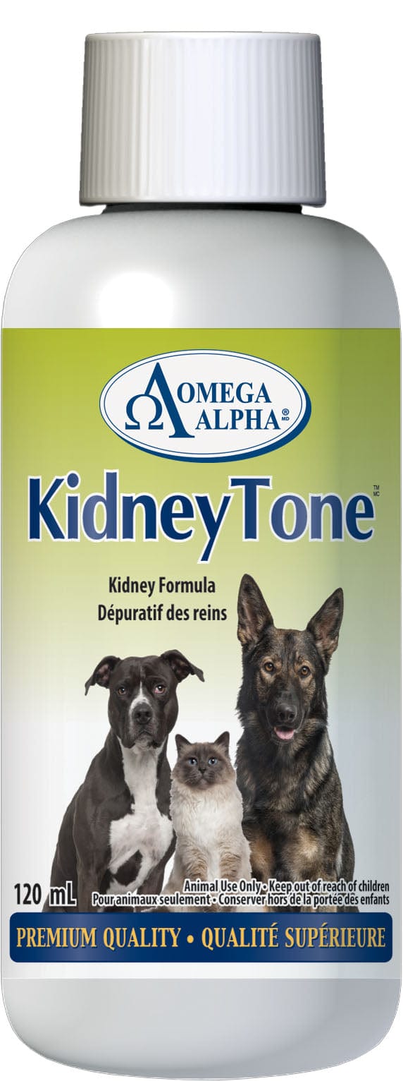 OMÉGA ALPHA ANIMAUX Suppléments Kidneytone (détox pour les reins) 120ml