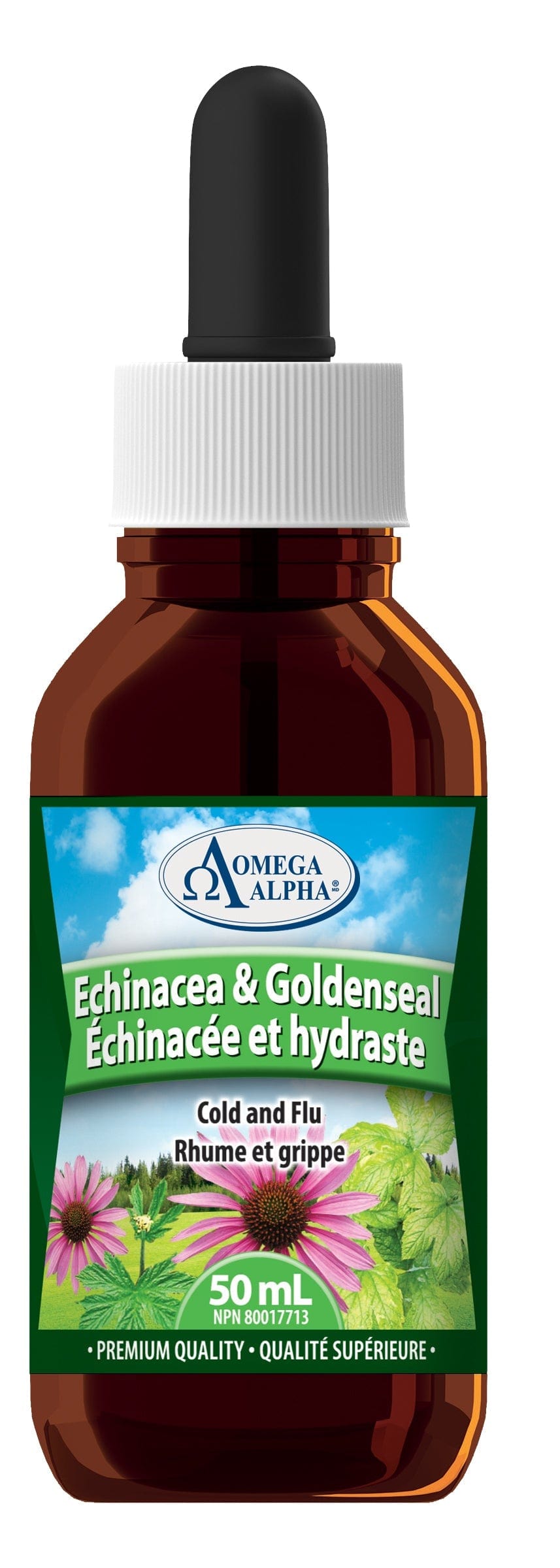 OMÉGA ALPHA PHARMATICAL Suppléments Échinacée et hydraste 50ml