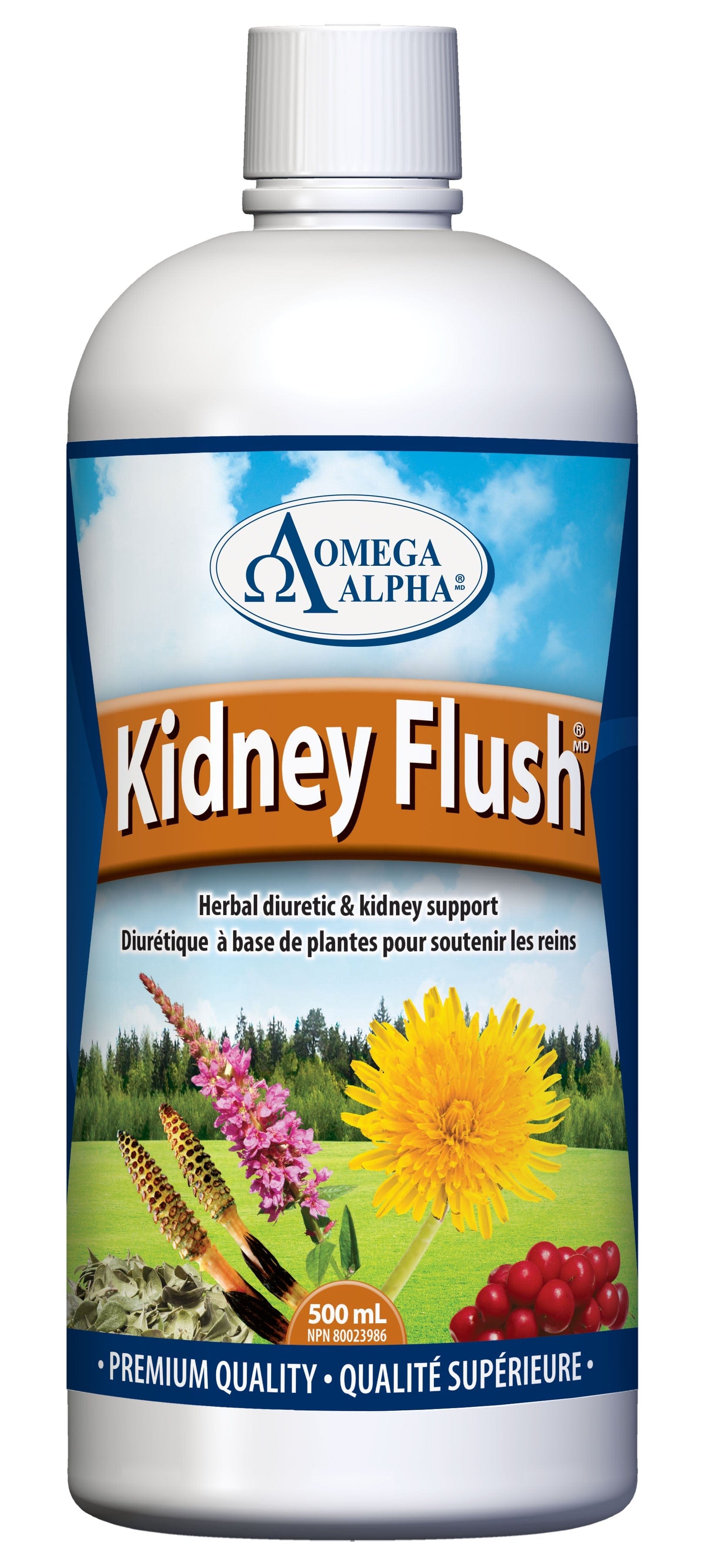 OMÉGA ALPHA PHARMATICAL Suppléments Kidney flush (dépuratif reins) 500ml