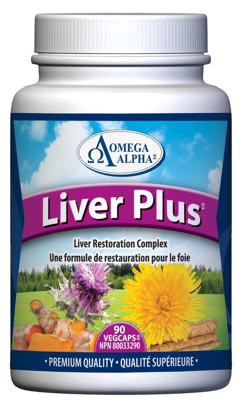 OMÉGA ALPHA PHARMATICAL Suppléments Liver plus (foie) 90caps