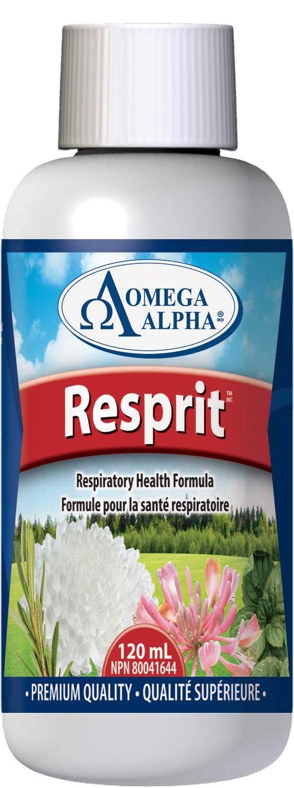 OMÉGA ALPHA PHARMATICAL Suppléments Resprit (expectorant) (menthe-cerises) 120ml