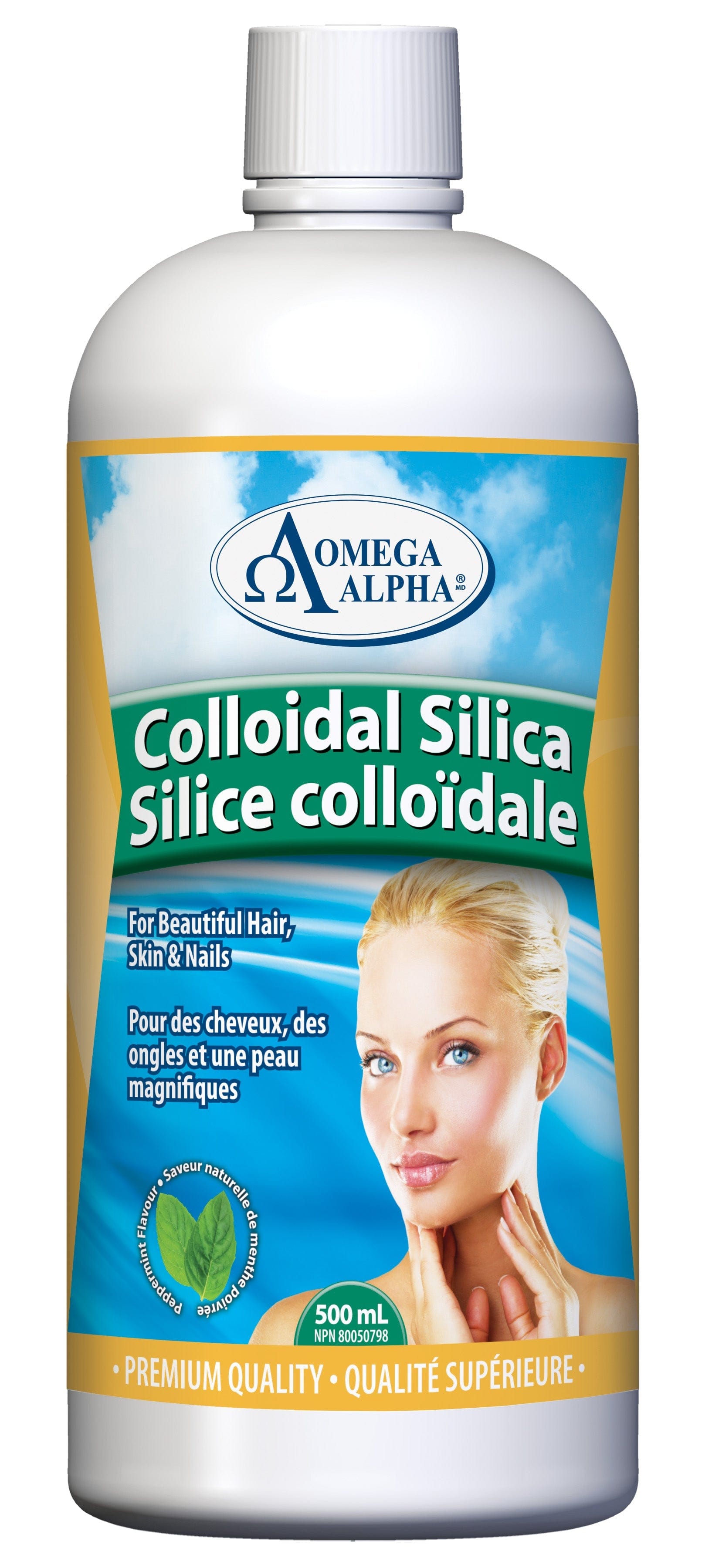 OMÉGA ALPHA PHARMATICAL Suppléments Silice colloïdale (menthe) 500ml