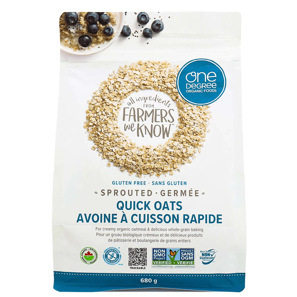ONE DEGREE ORGANIC FOODS Épicerie Avoine à cuisson rapide germée bio 680g