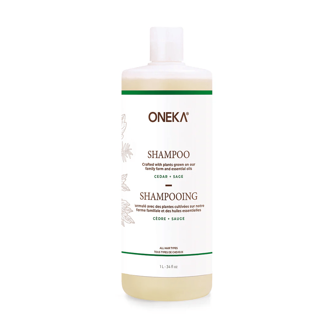 ONEKA Soins & beauté Shampooing cèdre et sauge 1L