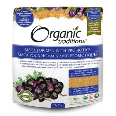 ORGANIC TRADITIONS Épicerie Maca pour hommes bio 150g