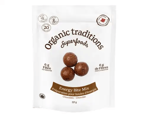 ORGANIC TRADITIONS Épicerie Mélange de boules énergie chocolat bio 220g