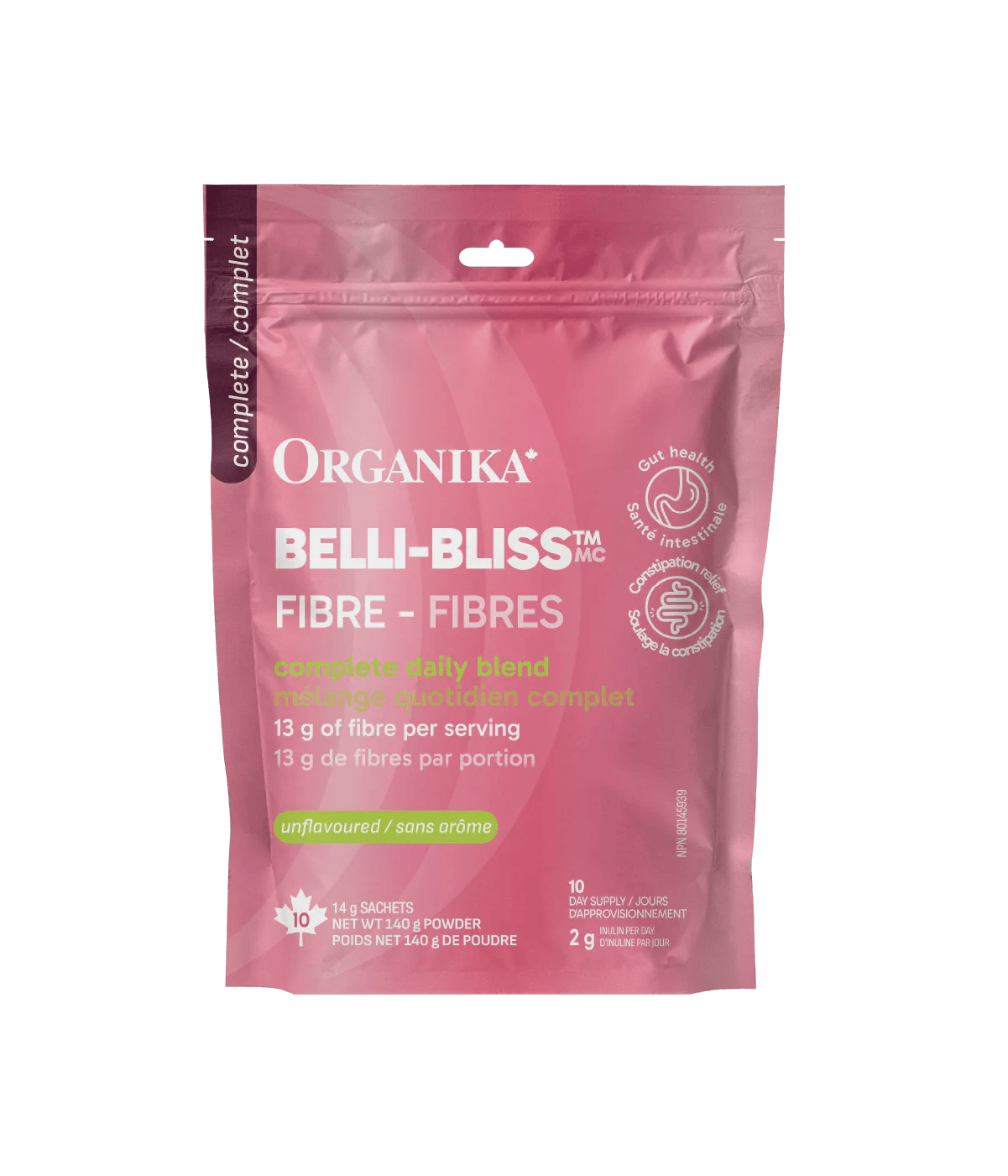 ORGANIKA Suppléments Belli-bliss complet fibres (sans-saveur) 10s