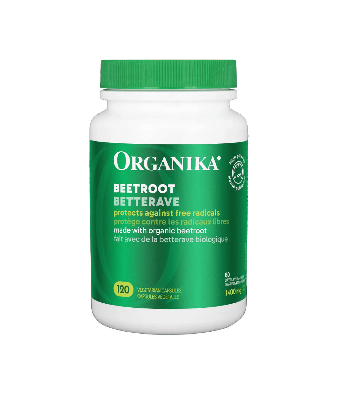 ORGANIKA Suppléments Bettrave bio 120vcaps