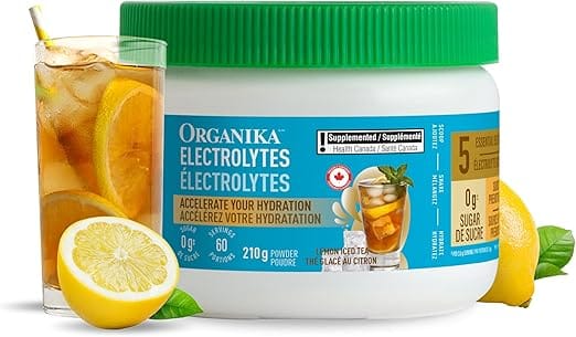 ORGANIKA Suppléments Électrolytes (thé glacé au citron) 210g