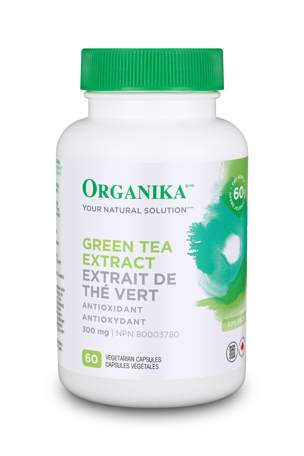 ORGANIKA Suppléments Extrait de thé vert 300mg 60vcaps