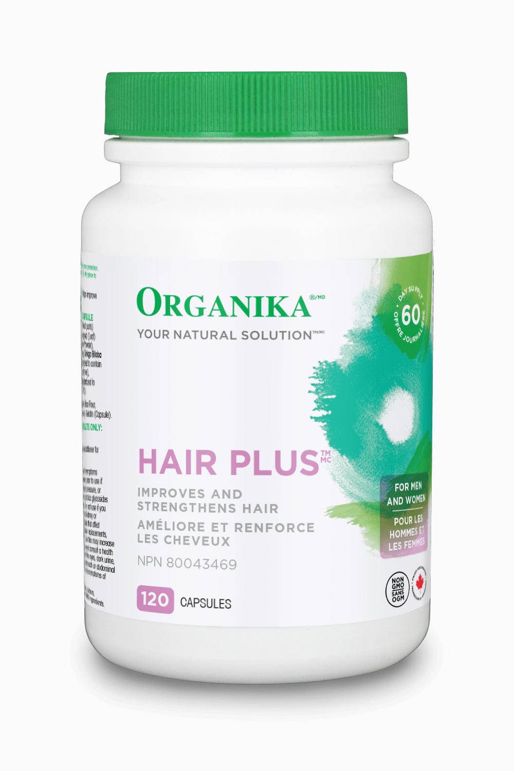 ORGANIKA Suppléments Hair plus 480mg 120caps