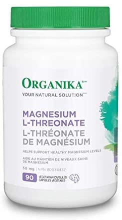 ORGANIKA Suppléments L-thréonate de magnésium  90vcaps