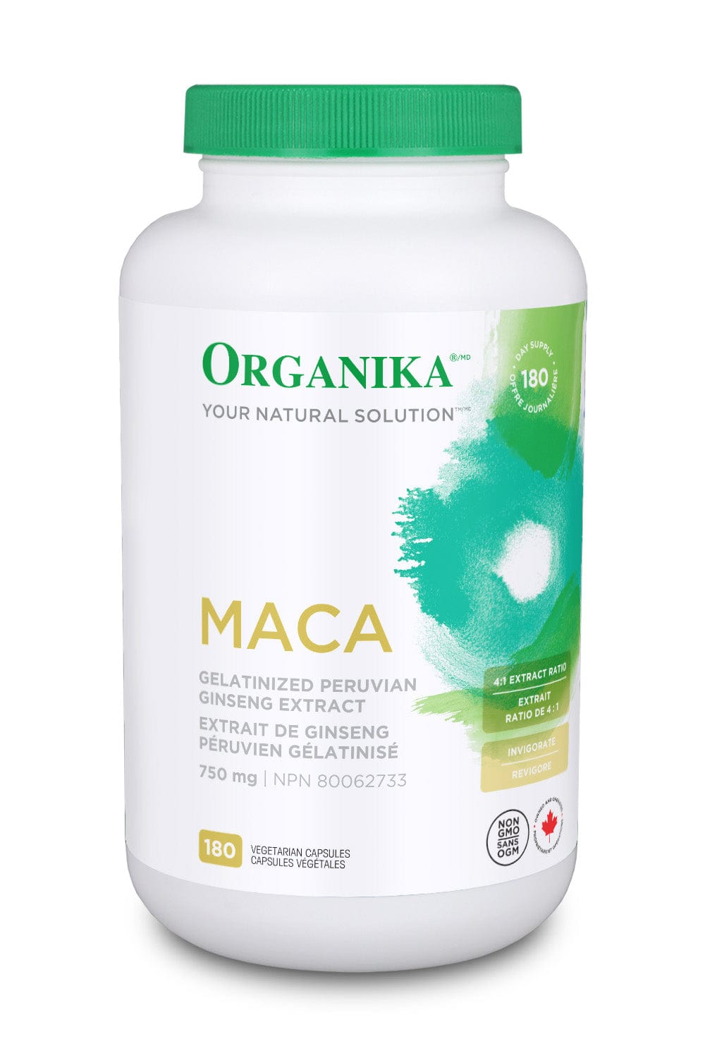 ORGANIKA Suppléments Maca 750mg 180vcaps