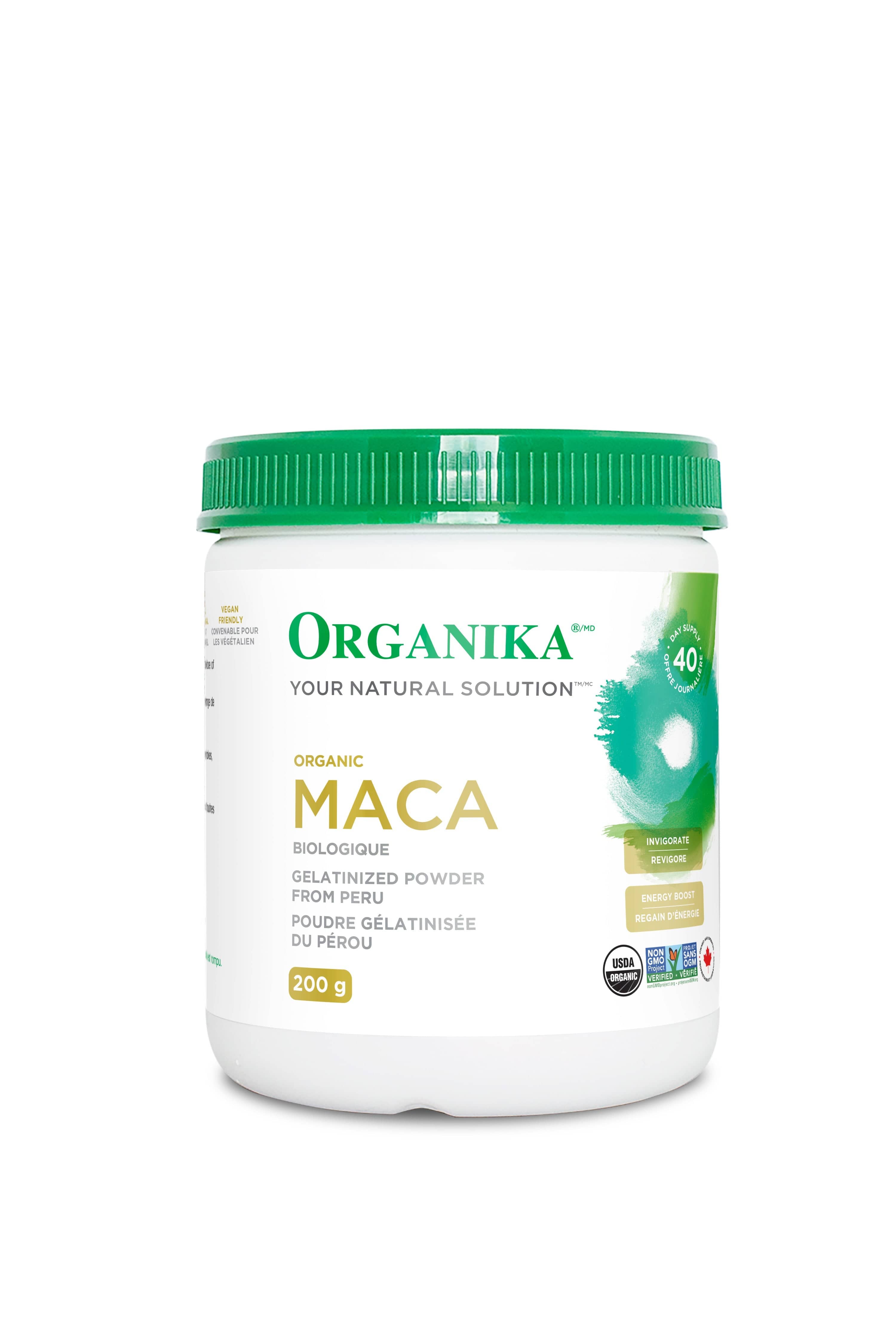 ORGANIKA Suppléments Maca (poudre gélatinisée biologique) 200g