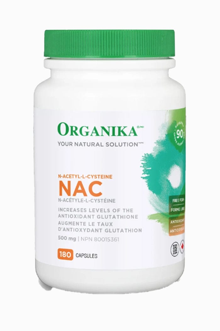 ORGANIKA Suppléments NAC (n-acetyl-l-cystéine 500mg) 180caps