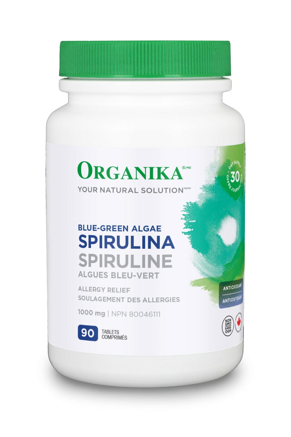 ORGANIKA Suppléments Spiruline 1000mg 90comp