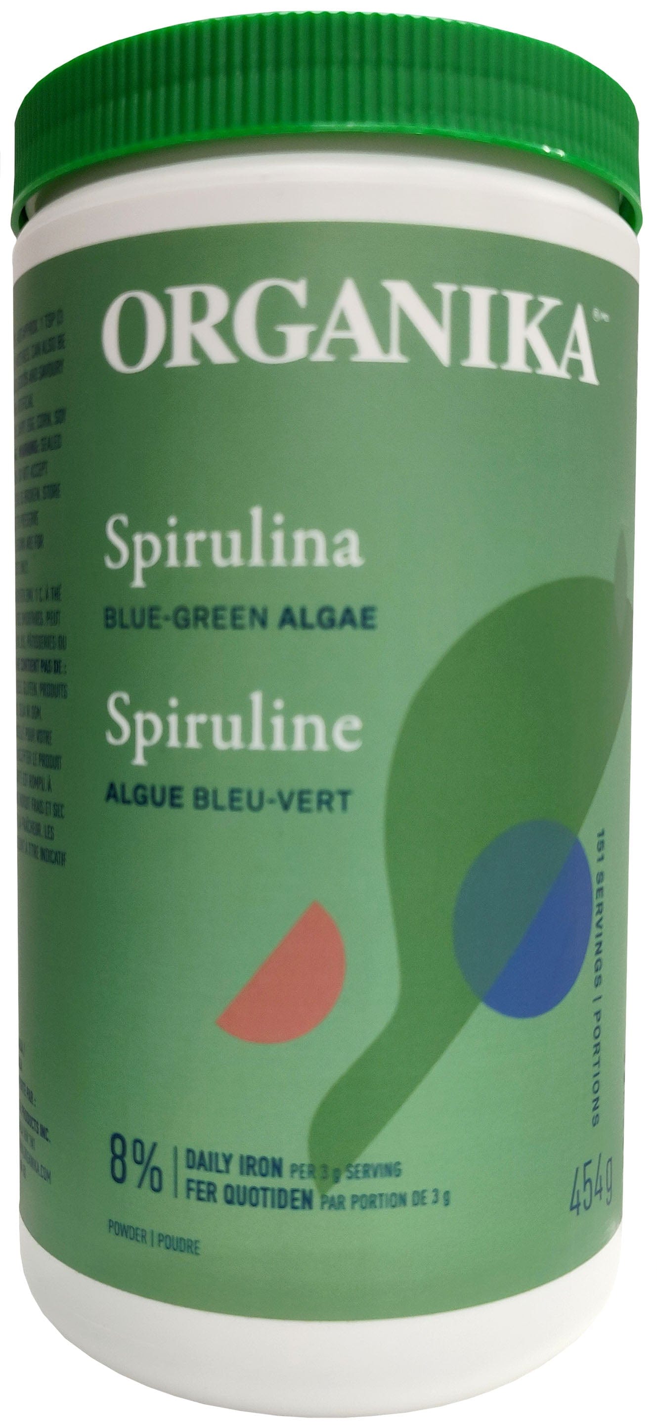 ORGANIKA Suppléments Spiruline 454g