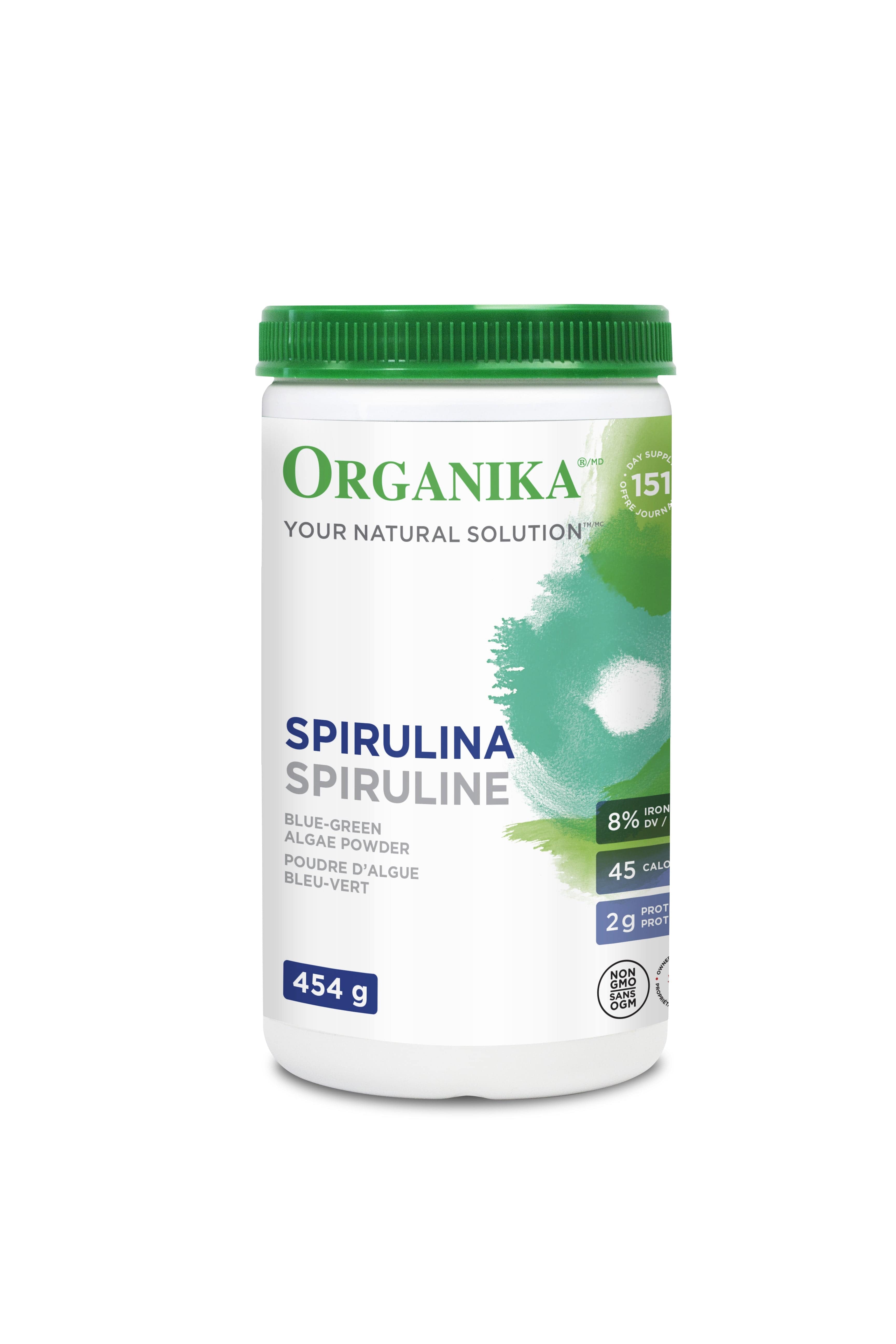 ORGANIKA Suppléments Spiruline 454g