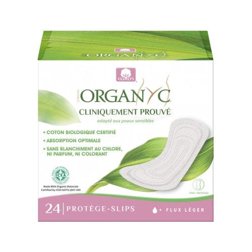 ORGANYC Soins & Beauté Protège-slips flux léger (prêt à emporter) 24un