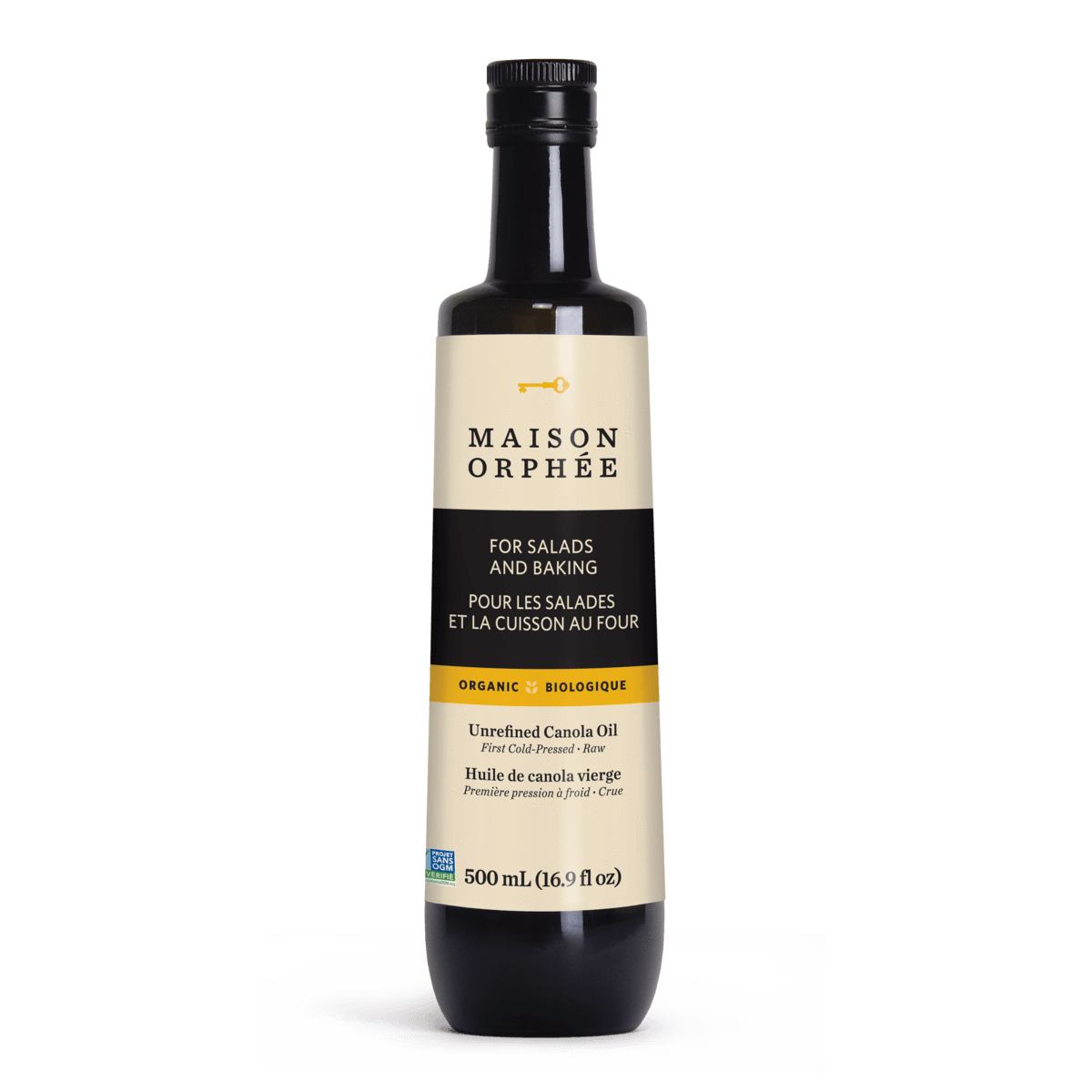 ORPHÉE Épicerie Huile de canola bio 500ml