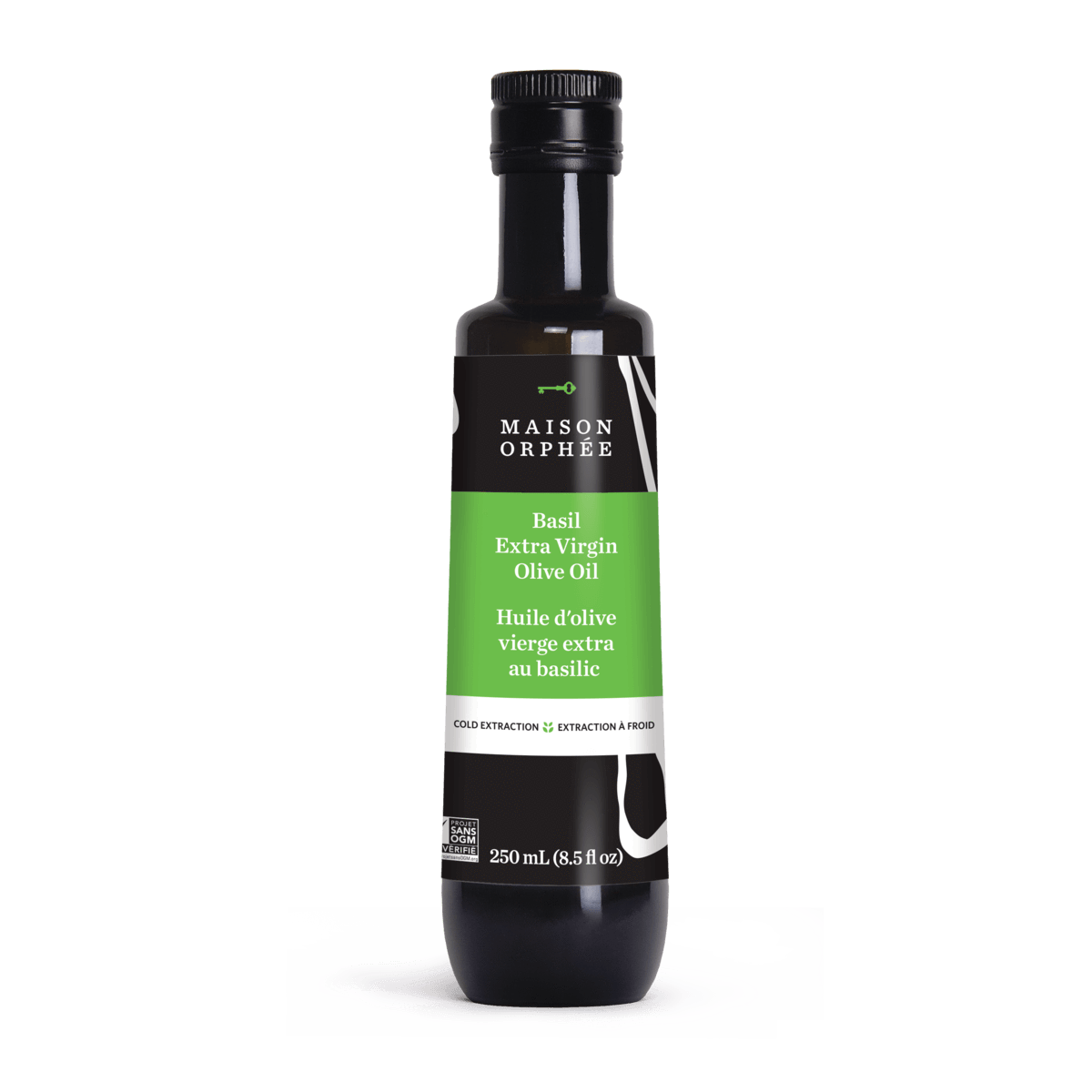 ORPHÉE Épicerie Huile olive basilic 250ml