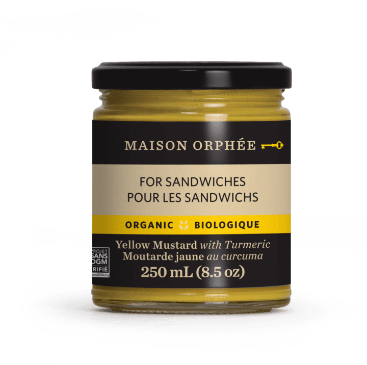 ORPHÉE Épicerie Moutarde jaune bio 250ml