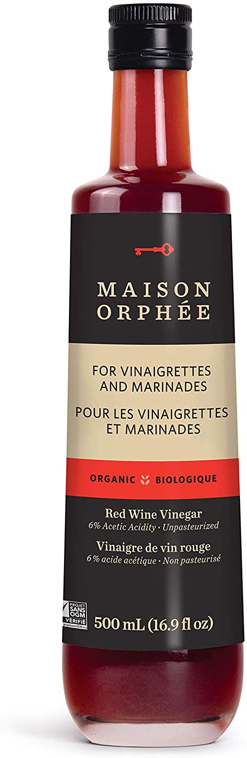 ORPHÉE Épicerie Vinaigre de vin rouge bio 500ml