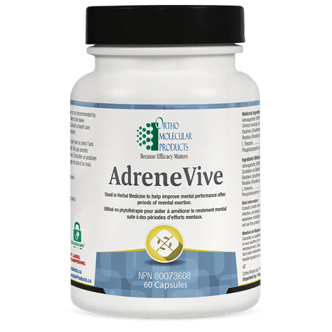 ORTHO MOLECULAR PRODUCTS Suppléments AdreneVive 60caps