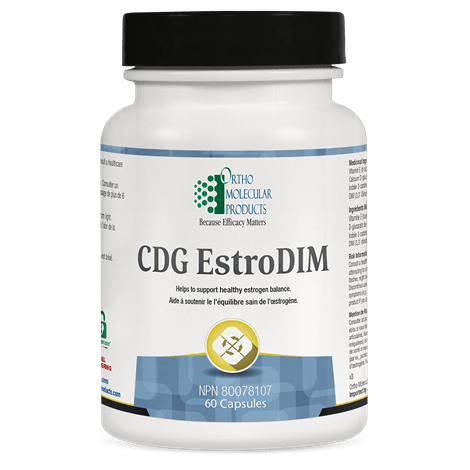 ORTHO MOLECULAR PRODUCTS Suppléments CDG EstroDIM 60caps