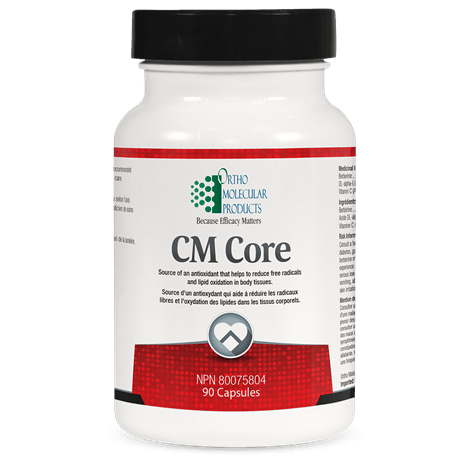 ORTHO MOLECULAR PRODUCTS Suppléments CM Core 90caps
DATE DE PÉREMPTION : 30 NOVEMBRE 2026