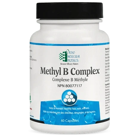 ORTHO MOLECULAR PRODUCTS Suppléments Methyl B complex  60caps
