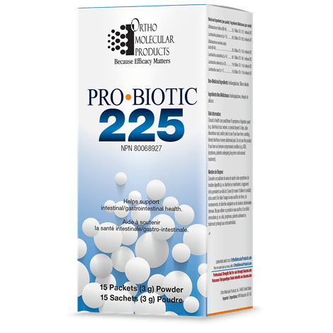 ORTHO MOLECULAR PRODUCTS Suppléments Pro biotic 225 15x3g