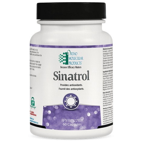 ORTHO MOLECULAR PRODUCTS Suppléments Sinatrol 60caps
