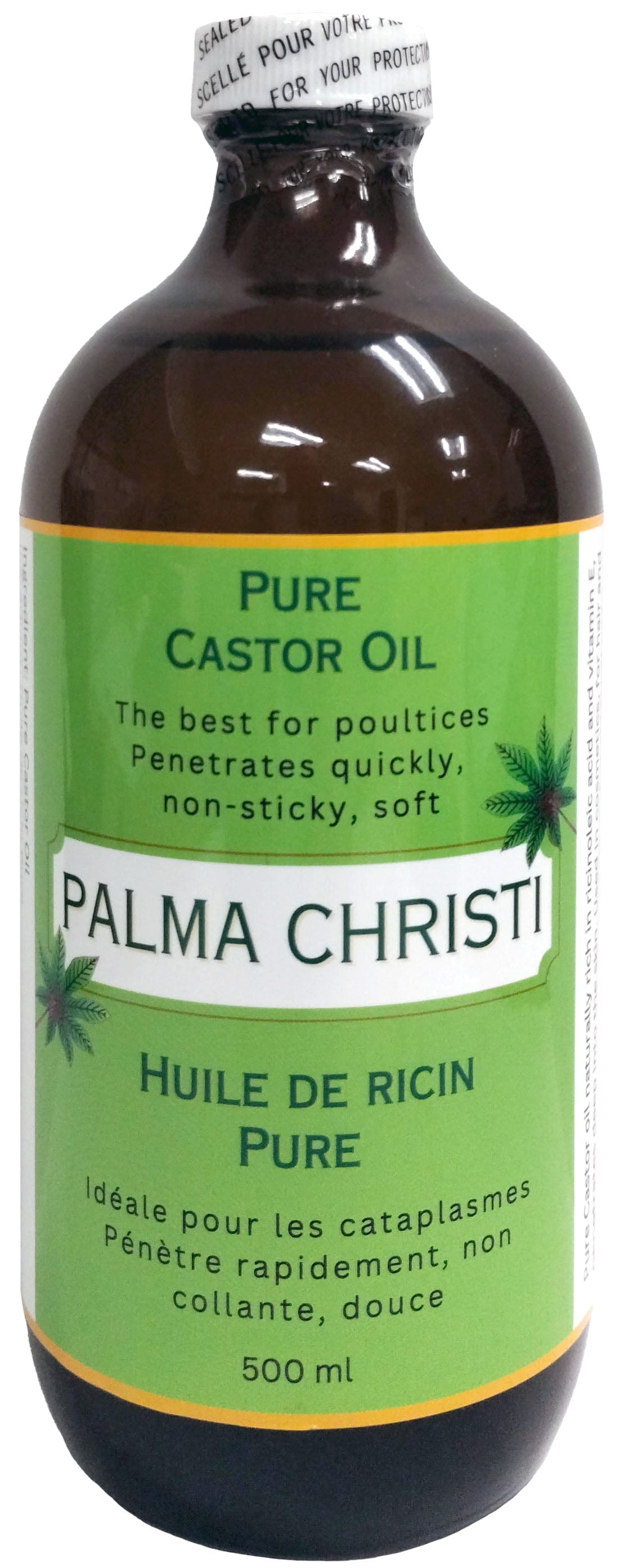 PALMA CHRISTI NATURELLE Soins & Beauté Palma christi (huile de ricin) 500ml