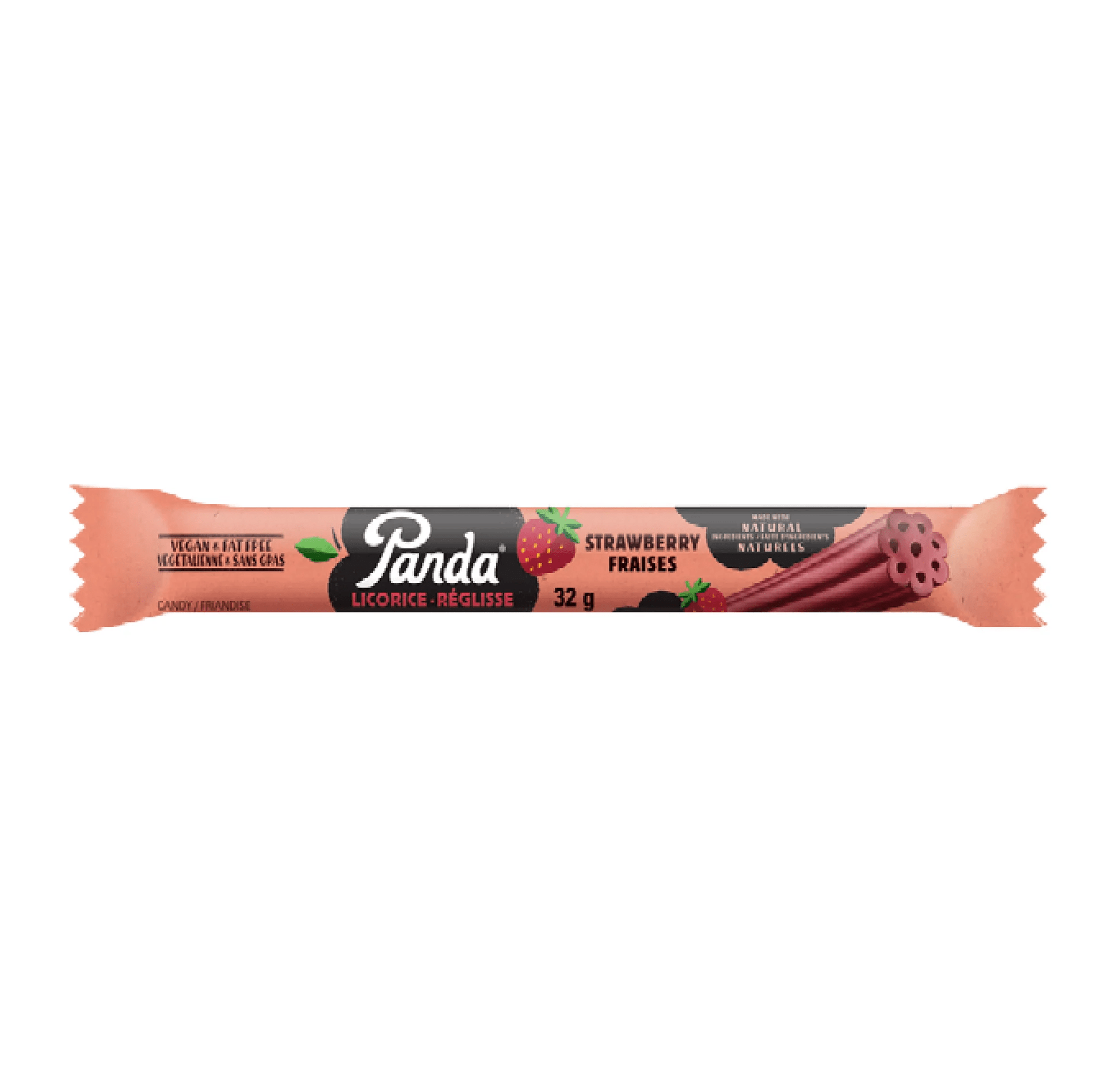 PANDA Épicerie Réglisse Fraises en barres  32g